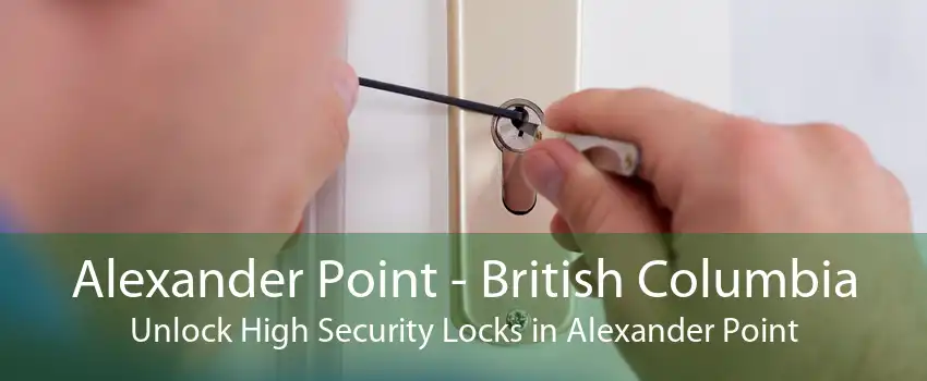 Alexander Point - British Columbia Unlock High Security Locks in Alexander Point