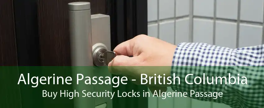 Algerine Passage - British Columbia Buy High Security Locks in Algerine Passage