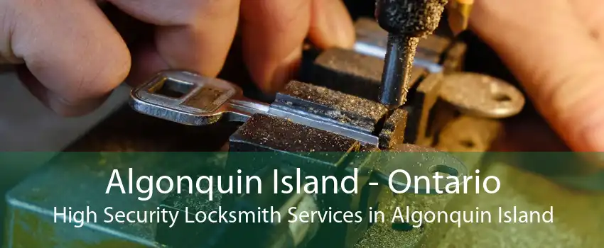 Algonquin Island - Ontario High Security Locksmith Services in Algonquin Island