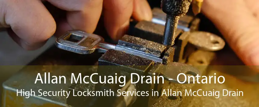 Allan McCuaig Drain - Ontario High Security Locksmith Services in Allan McCuaig Drain