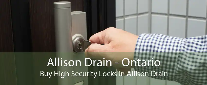 Allison Drain - Ontario Buy High Security Locks in Allison Drain