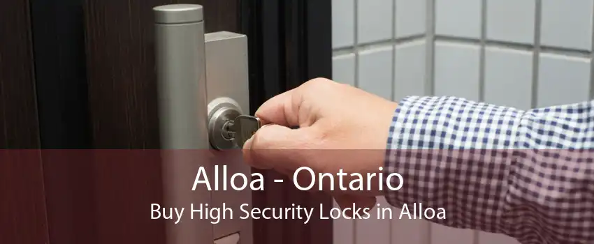 Alloa - Ontario Buy High Security Locks in Alloa