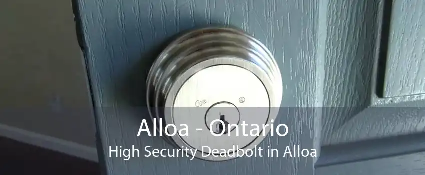 Alloa - Ontario High Security Deadbolt in Alloa