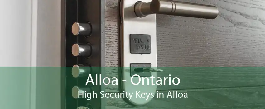 Alloa - Ontario High Security Keys in Alloa