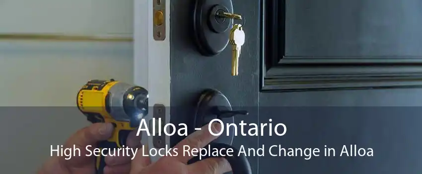 Alloa - Ontario High Security Locks Replace And Change in Alloa