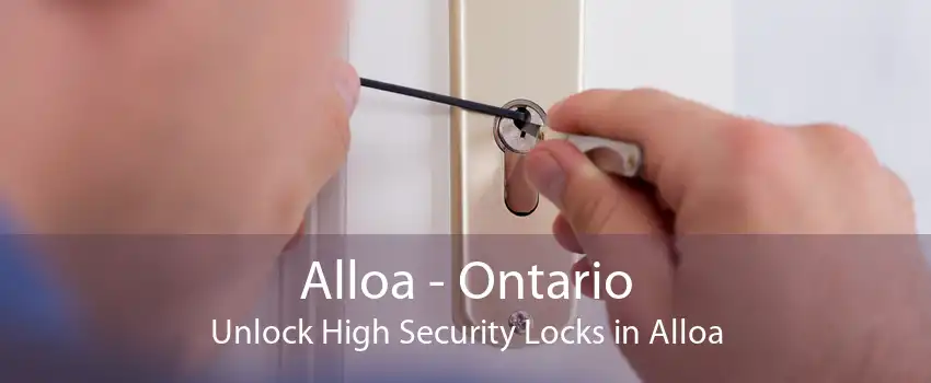 Alloa - Ontario Unlock High Security Locks in Alloa