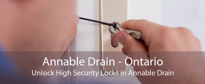 Annable Drain - Ontario Unlock High Security Locks in Annable Drain