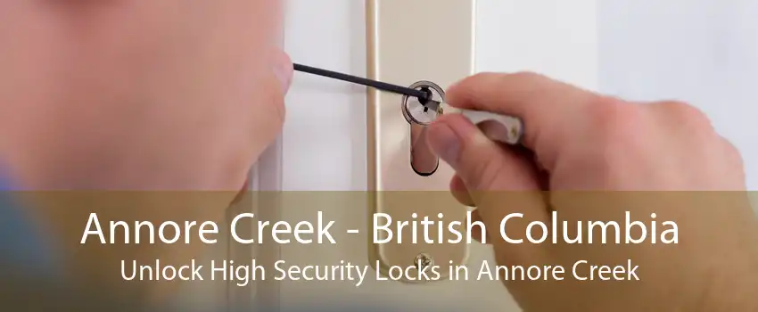 Annore Creek - British Columbia Unlock High Security Locks in Annore Creek