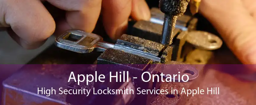 Apple Hill - Ontario High Security Locksmith Services in Apple Hill