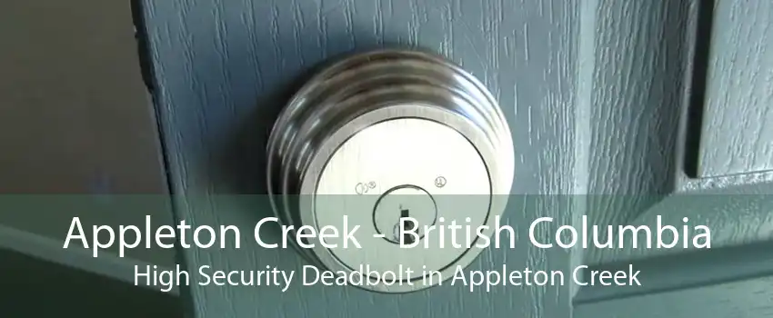 Appleton Creek - British Columbia High Security Deadbolt in Appleton Creek
