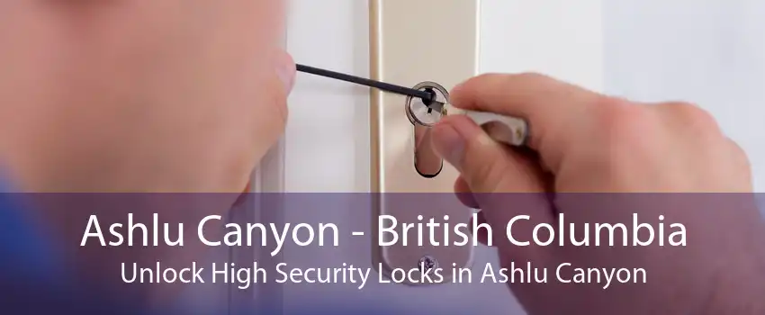 Ashlu Canyon - British Columbia Unlock High Security Locks in Ashlu Canyon