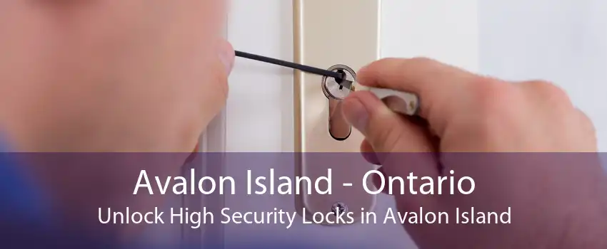 Avalon Island - Ontario Unlock High Security Locks in Avalon Island