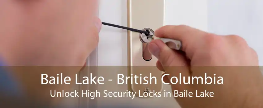 Baile Lake - British Columbia Unlock High Security Locks in Baile Lake