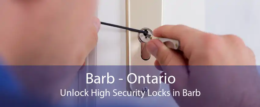 Barb - Ontario Unlock High Security Locks in Barb