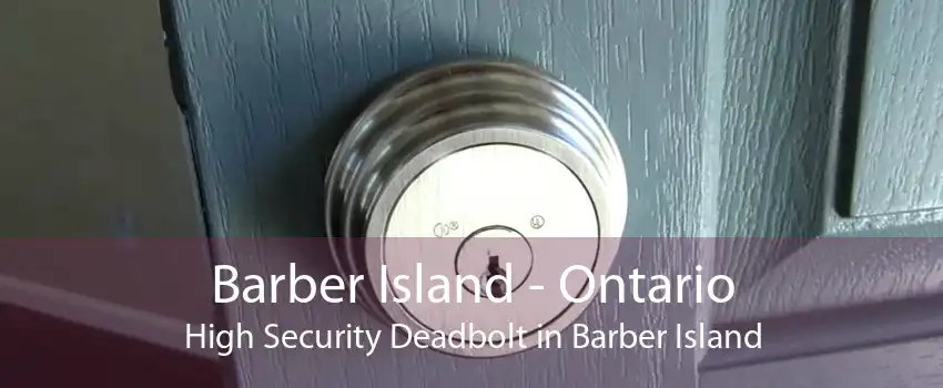 Barber Island - Ontario High Security Deadbolt in Barber Island