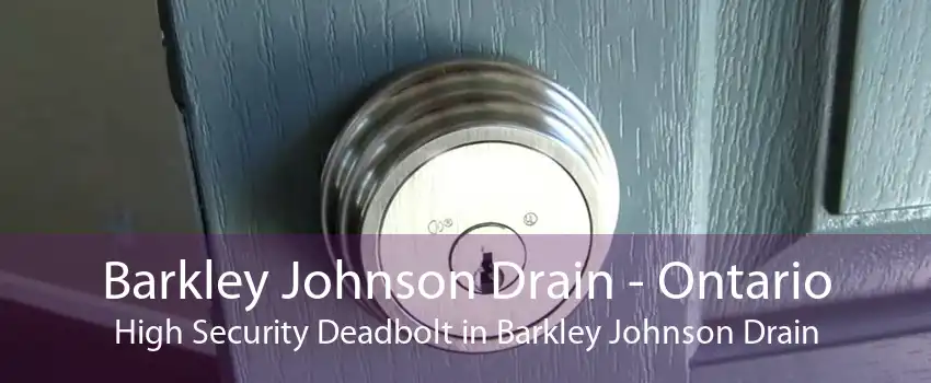 Barkley Johnson Drain - Ontario High Security Deadbolt in Barkley Johnson Drain