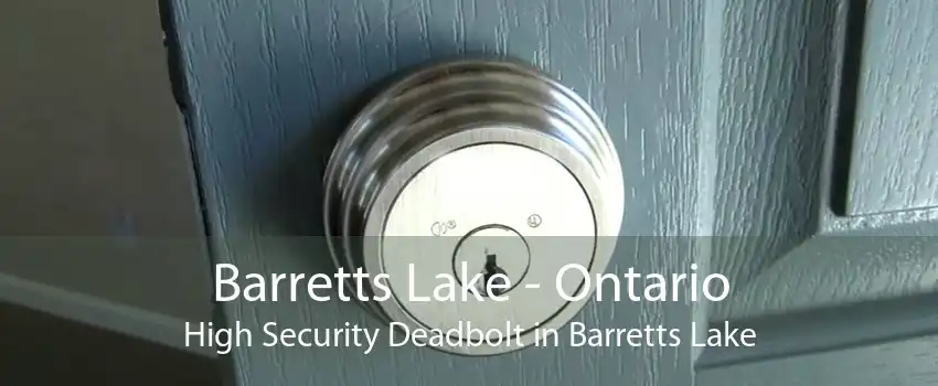 Barretts Lake - Ontario High Security Deadbolt in Barretts Lake