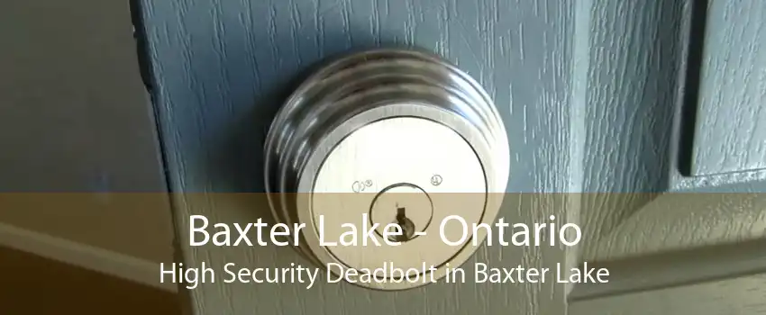 Baxter Lake - Ontario High Security Deadbolt in Baxter Lake
