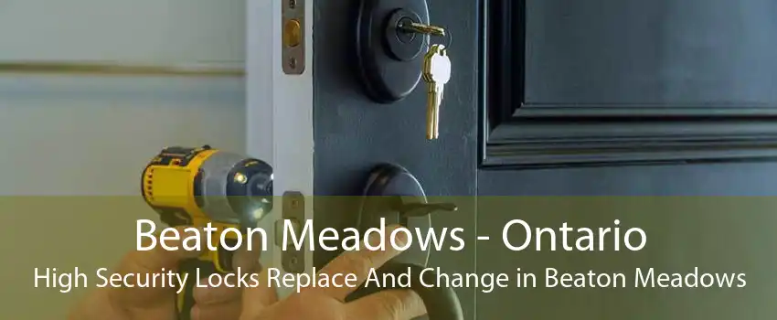 Beaton Meadows - Ontario High Security Locks Replace And Change in Beaton Meadows