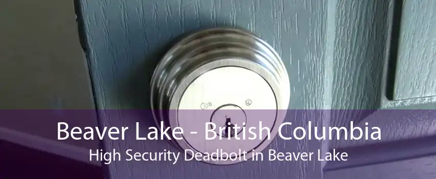 Beaver Lake - British Columbia High Security Deadbolt in Beaver Lake