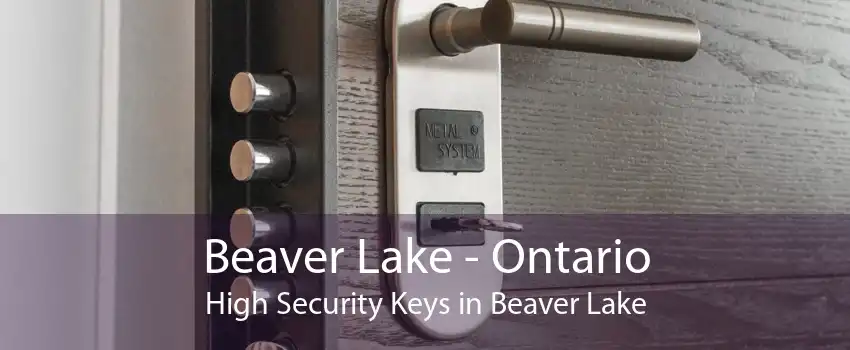 Beaver Lake - Ontario High Security Keys in Beaver Lake