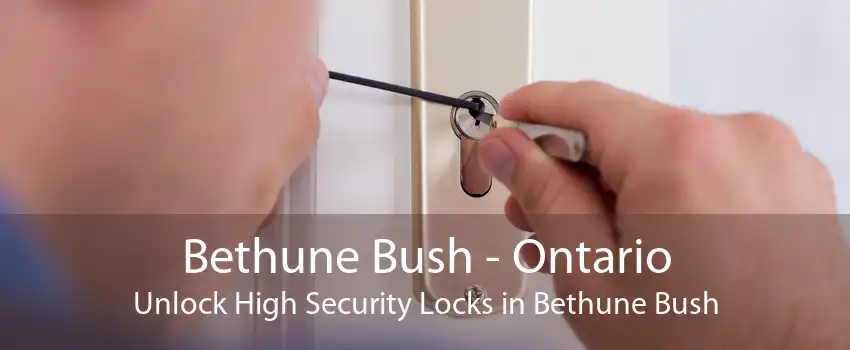 Bethune Bush - Ontario Unlock High Security Locks in Bethune Bush