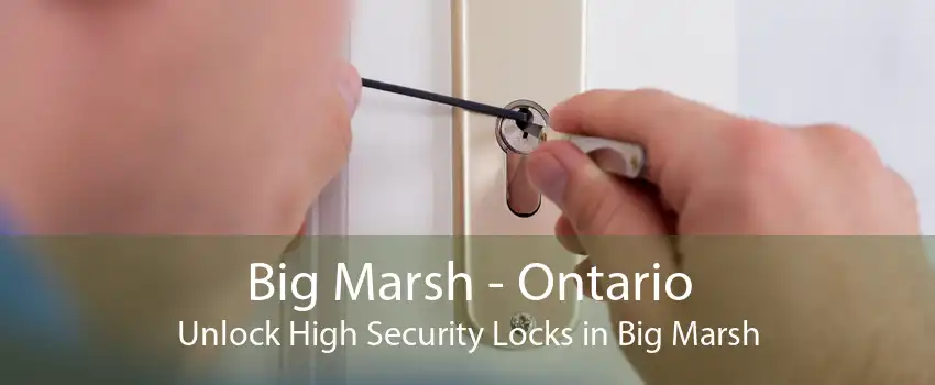 Big Marsh - Ontario Unlock High Security Locks in Big Marsh