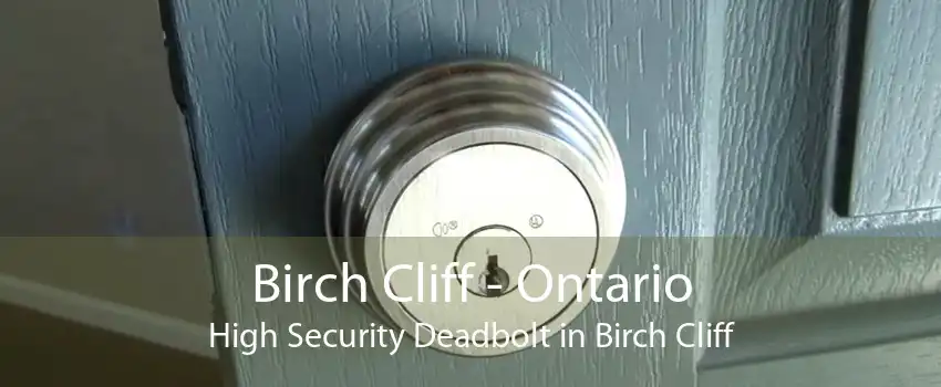 Birch Cliff - Ontario High Security Deadbolt in Birch Cliff
