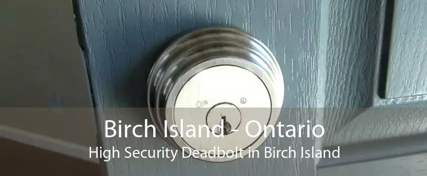 Birch Island - Ontario High Security Deadbolt in Birch Island