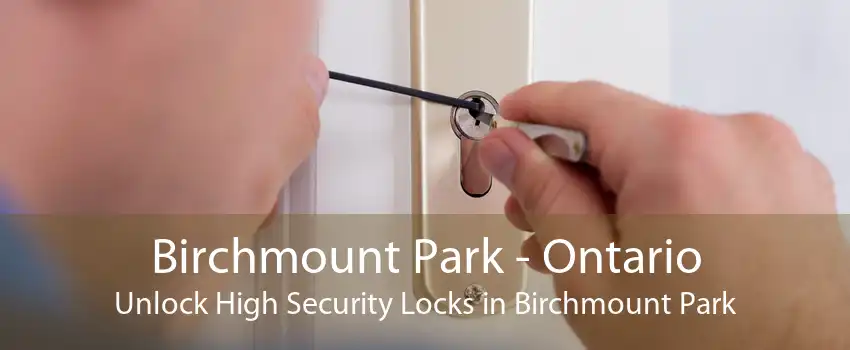 Birchmount Park - Ontario Unlock High Security Locks in Birchmount Park