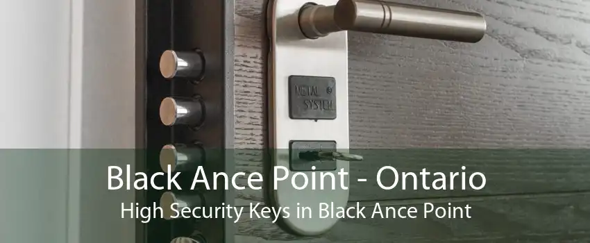 Black Ance Point - Ontario High Security Keys in Black Ance Point