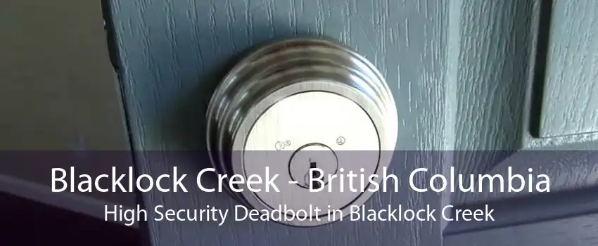 Blacklock Creek - British Columbia High Security Deadbolt in Blacklock Creek