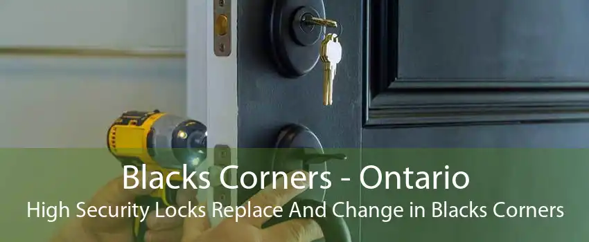 Blacks Corners - Ontario High Security Locks Replace And Change in Blacks Corners