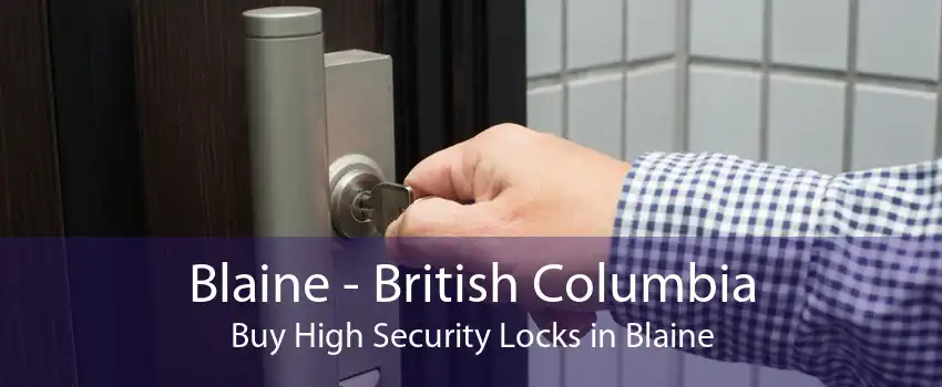 Blaine - British Columbia Buy High Security Locks in Blaine