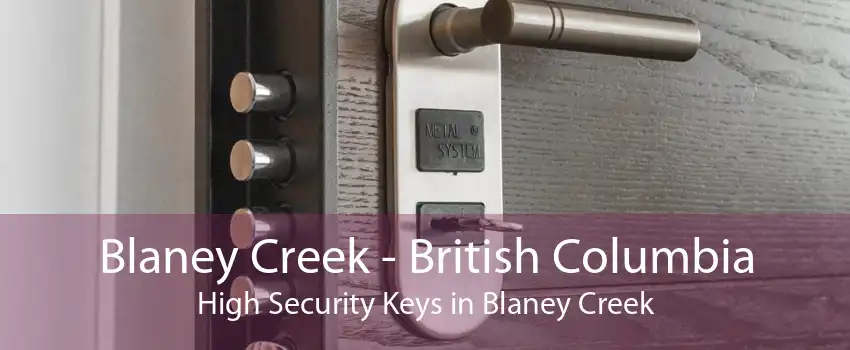 Blaney Creek - British Columbia High Security Keys in Blaney Creek