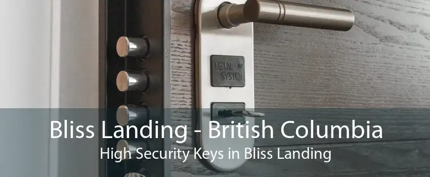 Bliss Landing - British Columbia High Security Keys in Bliss Landing