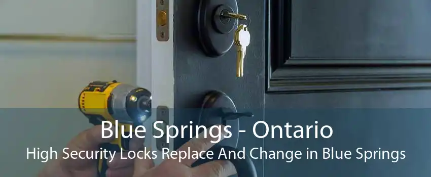 Blue Springs - Ontario High Security Locks Replace And Change in Blue Springs