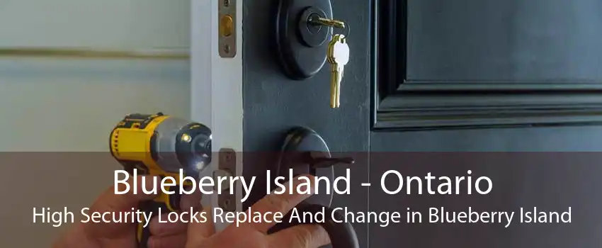 Blueberry Island - Ontario High Security Locks Replace And Change in Blueberry Island
