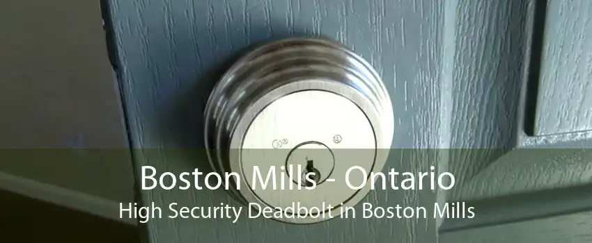 Boston Mills - Ontario High Security Deadbolt in Boston Mills
