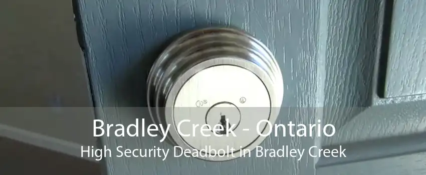 Bradley Creek - Ontario High Security Deadbolt in Bradley Creek
