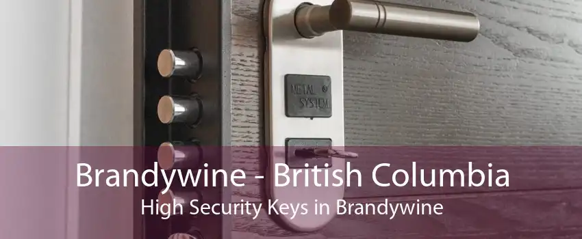Brandywine - British Columbia High Security Keys in Brandywine