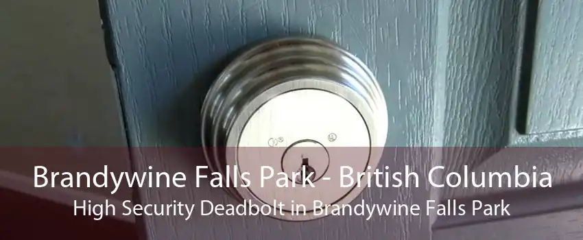 Brandywine Falls Park - British Columbia High Security Deadbolt in Brandywine Falls Park