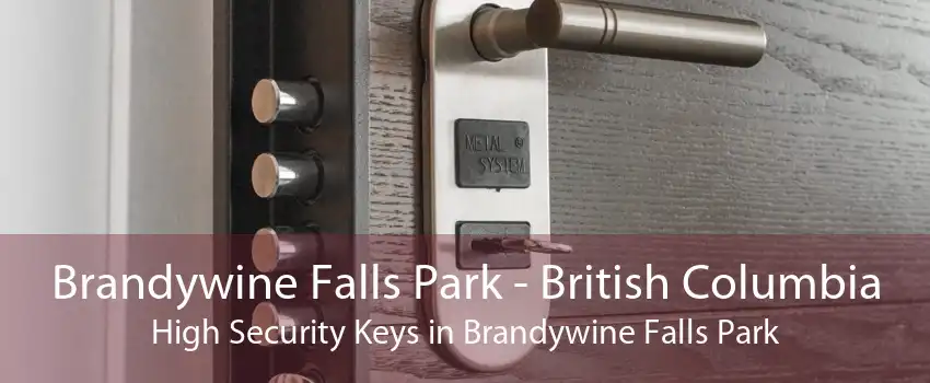 Brandywine Falls Park - British Columbia High Security Keys in Brandywine Falls Park