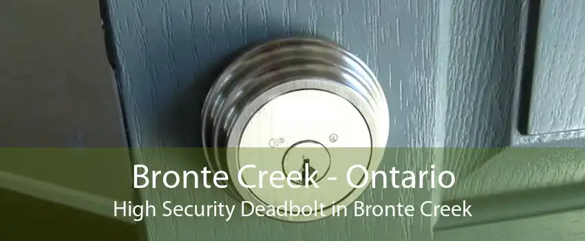 Bronte Creek - Ontario High Security Deadbolt in Bronte Creek