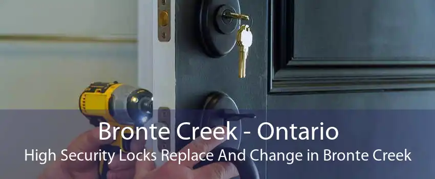 Bronte Creek - Ontario High Security Locks Replace And Change in Bronte Creek