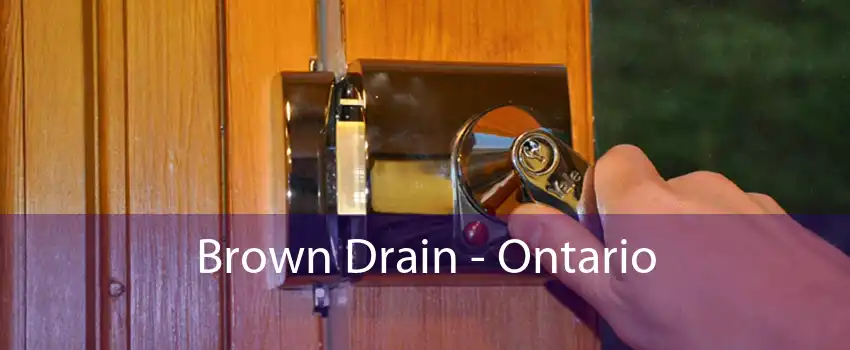 Brown Drain - Ontario 
