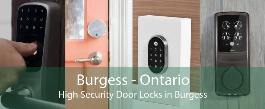 Burgess - Ontario High Security Door Locks in Burgess