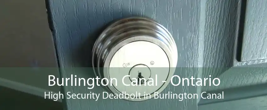 Burlington Canal - Ontario High Security Deadbolt in Burlington Canal