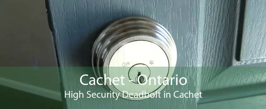 Cachet - Ontario High Security Deadbolt in Cachet
