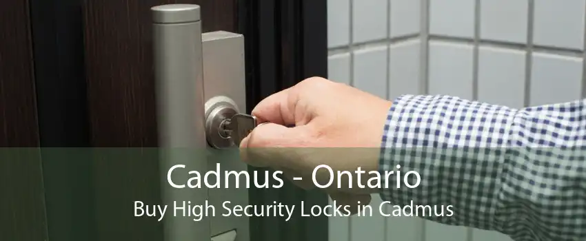 Cadmus - Ontario Buy High Security Locks in Cadmus